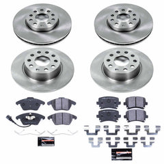 Power Stop TDSK7837 Track Day Spec Front And Rear Brake Kit for 2010 Volkswagen Golf Base product image