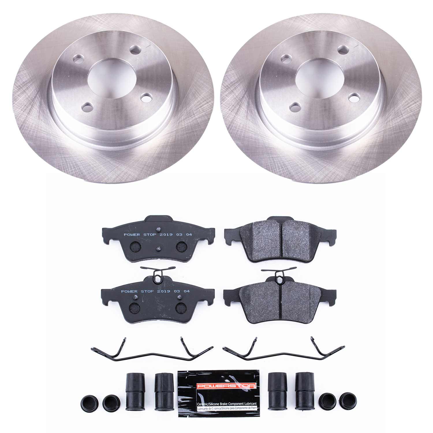 Power Stop TDSK7897 Track Day Spec Rear Brake Kit for 2018-2021 Ford Ecosport product image