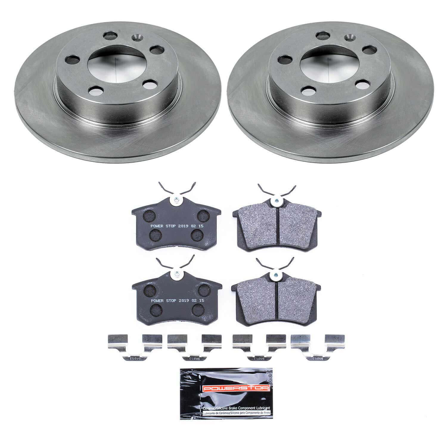 Power Stop TDSK847 Track Day Spec Rear Brake Kit for 1998-2010 Volkswagen Beetle product image