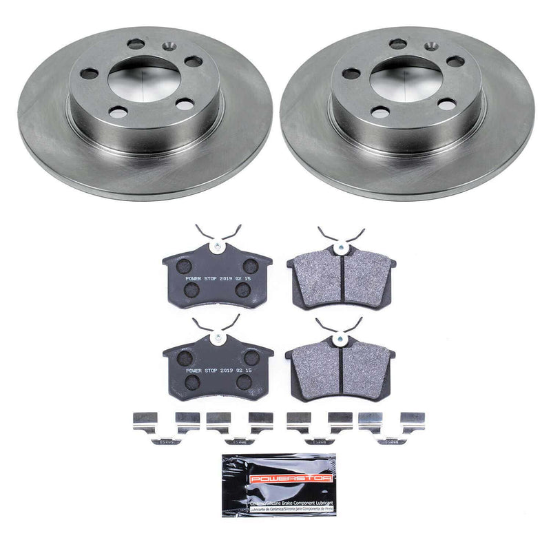 Power Stop TDSK847 Track Day Spec Rear Brake Kit for 1998-2010 Volkswagen Beetle product image