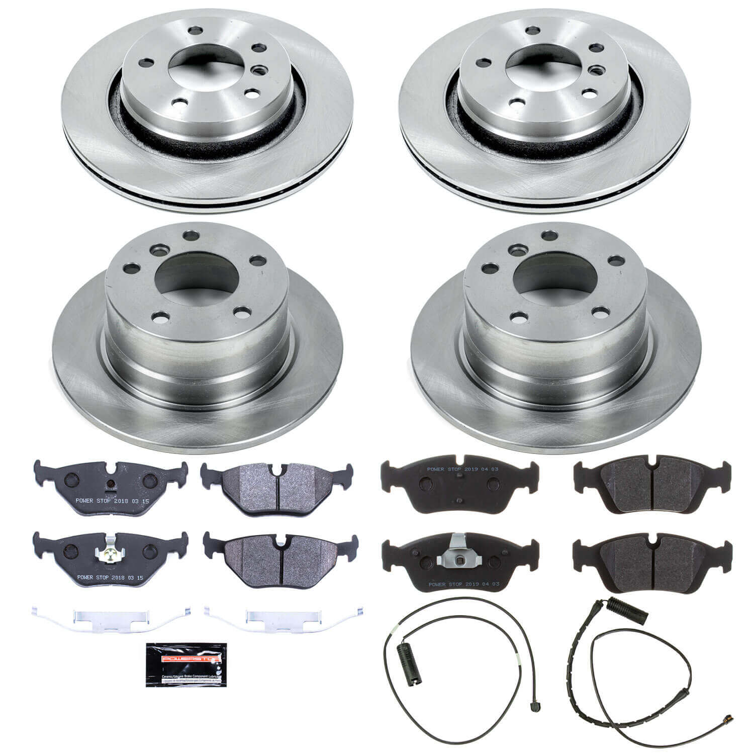 Power Stop TDSK870 Track Day Spec Front And Rear Pad And Rotor Kit for 2001-2002 BMW Z3 product image
