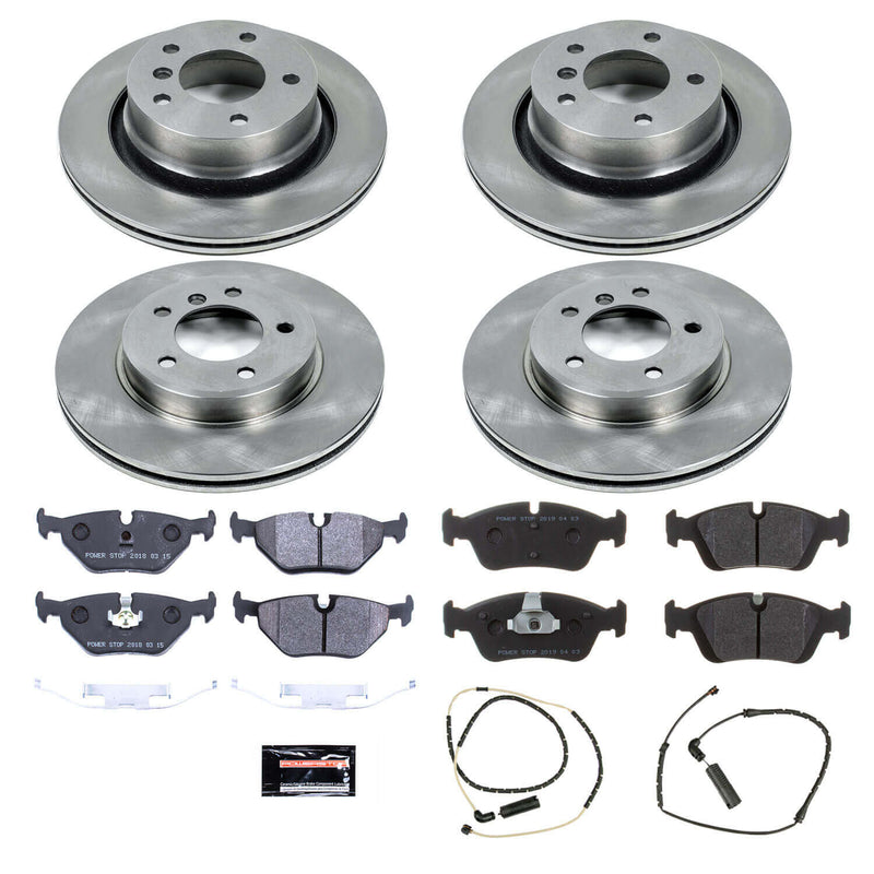 Power Stop TDSK873 Track Day Spec Front And Rear Pad And Rotor Kit for 2003-2005 BMW Z4 3.0I product image