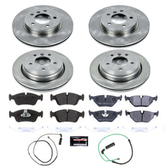 Power Stop TDSK874 Track Day Spec Front And Rear Pad And Rotor Kit for 2001-2005 BMW 325Xi product image