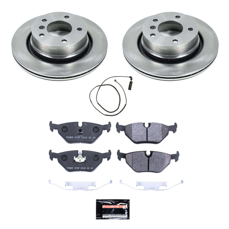 Power Stop TDSK877 Track Day Spec Rear Brake Kit for 1999-2006 BMW 323CI product image