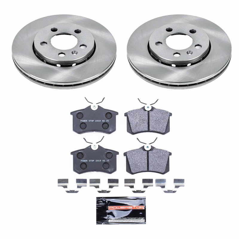 Power Stop TDSK920 Track Day Spec Rear Brake Kit for 2000-2006 Audi Tt Quattro product image
