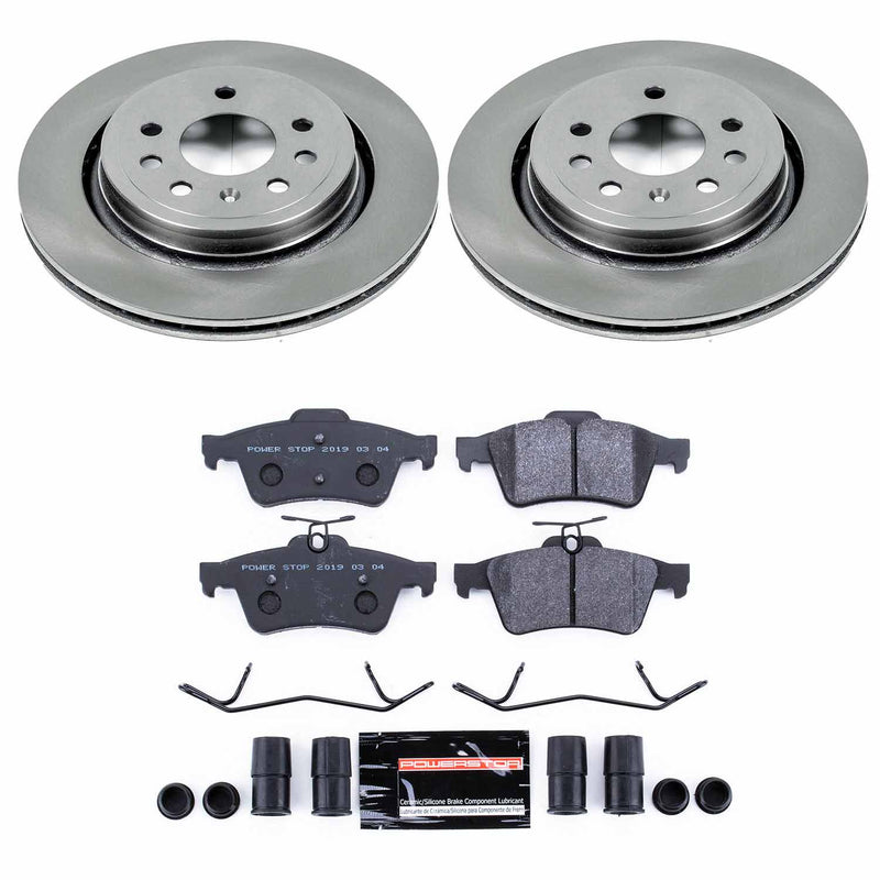 Power Stop TDSK983 Track Day Spec Rear Brake Kit for 2003 Saab 9-3. Sedan (4 Door) product image