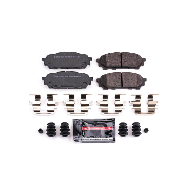 Power Stop Z23-1004 Z23 Evolution Sport Brake Pads With Hardware (Rear) for 2003-2008 Saab 9-2X product image