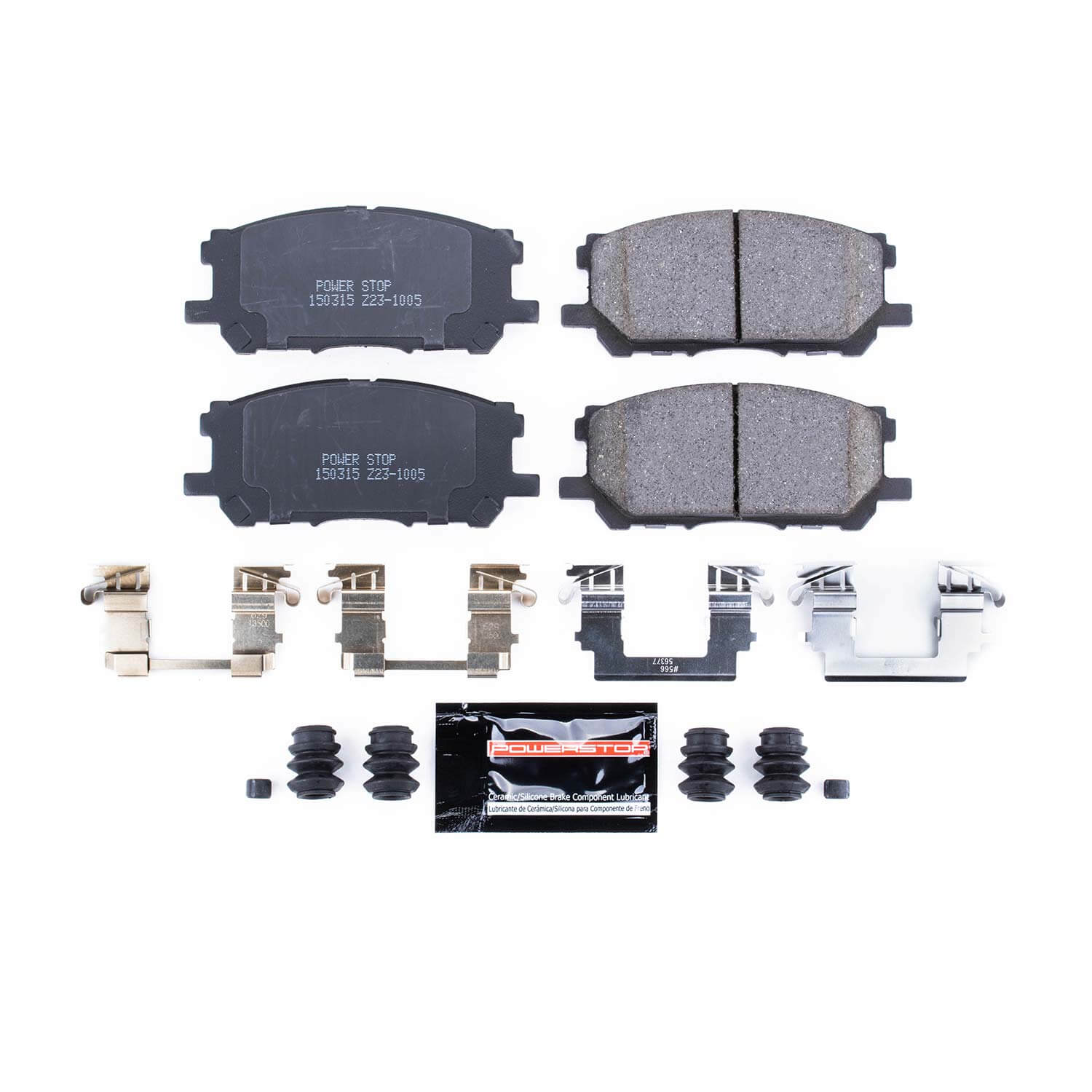 Power Stop Z23-1005 Z23 Evolution Sport Brake Pads With Hardware (Front) for 2004-2009 Lexus RX330 product image