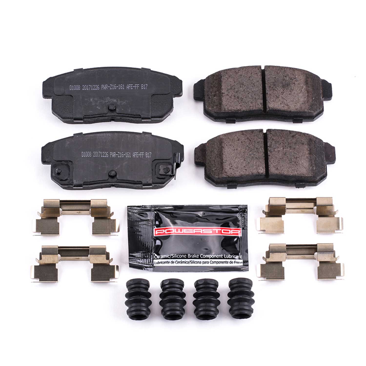 Power Stop Z23-1008 Z23 Evolution Sport Brake Pads With Hardware (Rear) for 2004-2011 Mazda RX-8 product image
