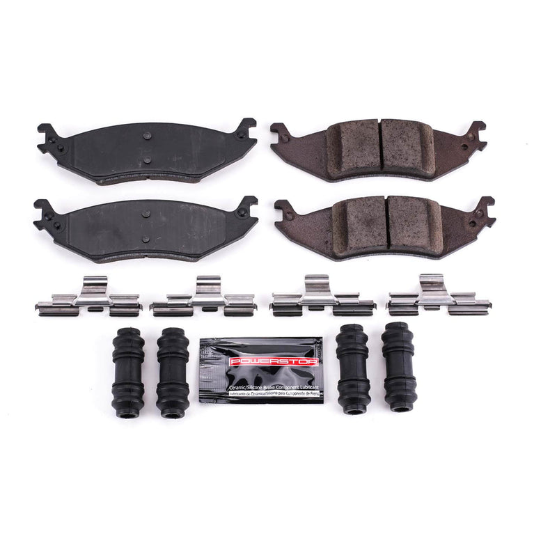 Power Stop Z23-1046 Z23 Evolution Sport Carbon-Fiber/Ceramic Rear Brake Pads for 2004-2005 Ford E-150 Econoline Base product image