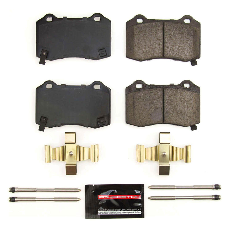 Power Stop Z23-1053B Z23 Evolution Sport Carbon Fiber Ceramic Rear Brake Pads for 2018-2019 Dodge Durango Citadel, GT, Pursuit, R/t, Special Service, SRT, Sxt, Sxt Plus product image