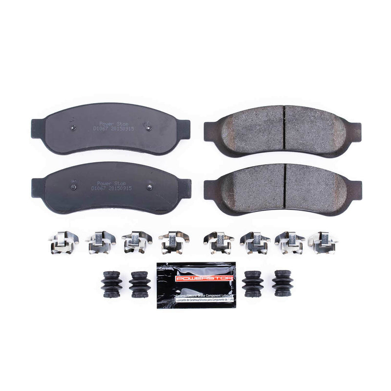 Power Stop Z23-1067 - Z23 Evolution Sport Brake Pads With Hardware (Rear) vehicle fitment brake part