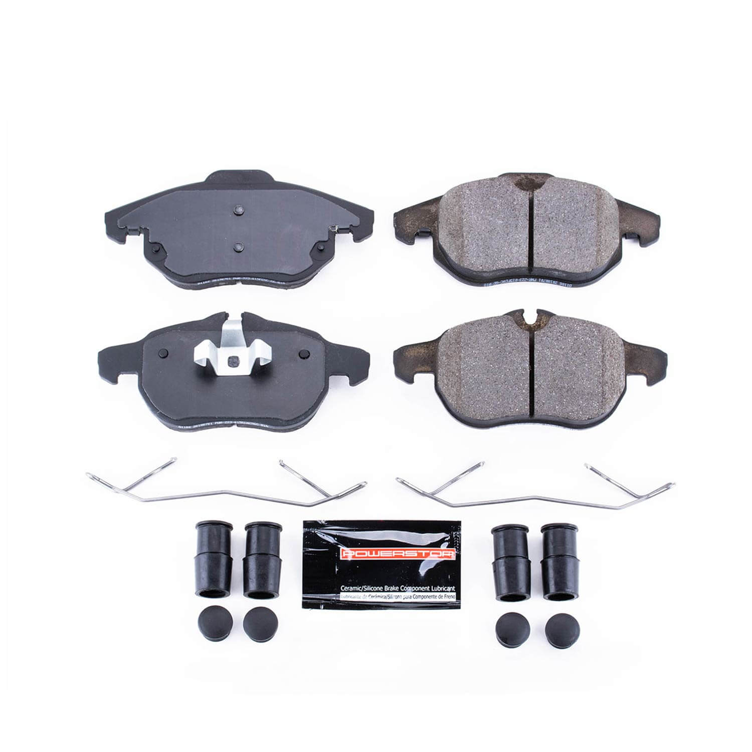 Power Stop Z23-1106 Z23 Evolution Sport Carbon-Fiber/Ceramic Front Brake Pads for 2006-2008 Saab 9-3. 2.0T, Aero product image