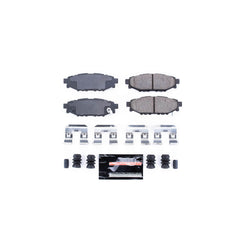 Power Stop Z23-1114 - Z23 Evolution Sport Brake Pads With Hardware (Rear) vehicle fitment brake part