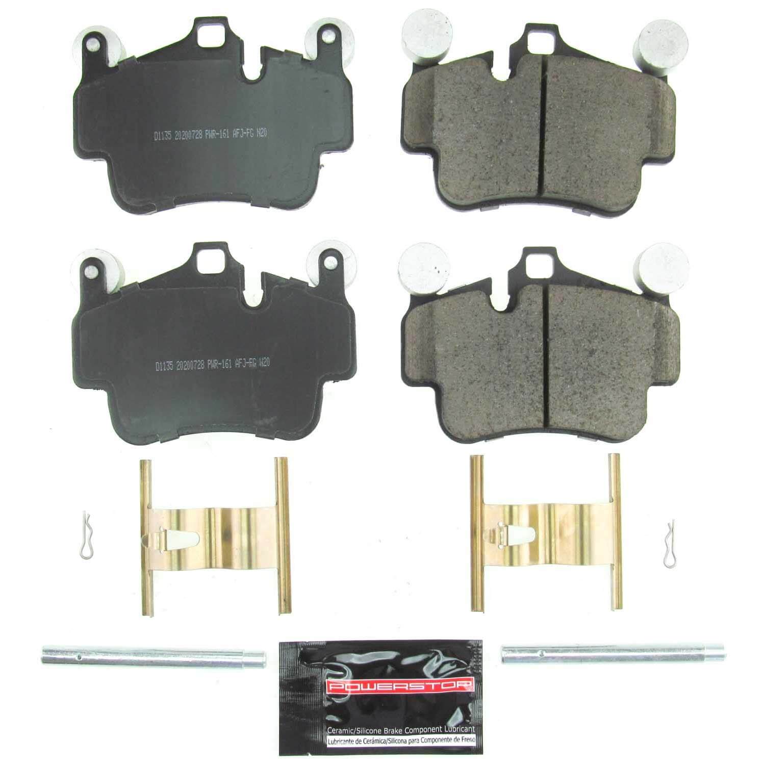 Power Stop Z23-1135 Z23 Evolution Sport Carbon Fiber Ceramic Rear Break Pads for 2005 Porsche 911 Carrera product image
