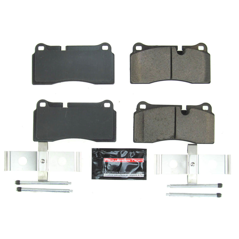 Power Stop Z23-1155 Z23 Evolution Sport Performance Carbon Fiber Ceramic Rear Brake Pads for 2008-2010 Audi R8 Base product image