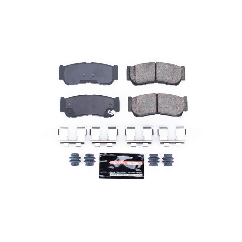 Power Stop Z23-1297 - Z23 Evolution Sport Brake Pads With Hardware (Rear) vehicle fitment brake part