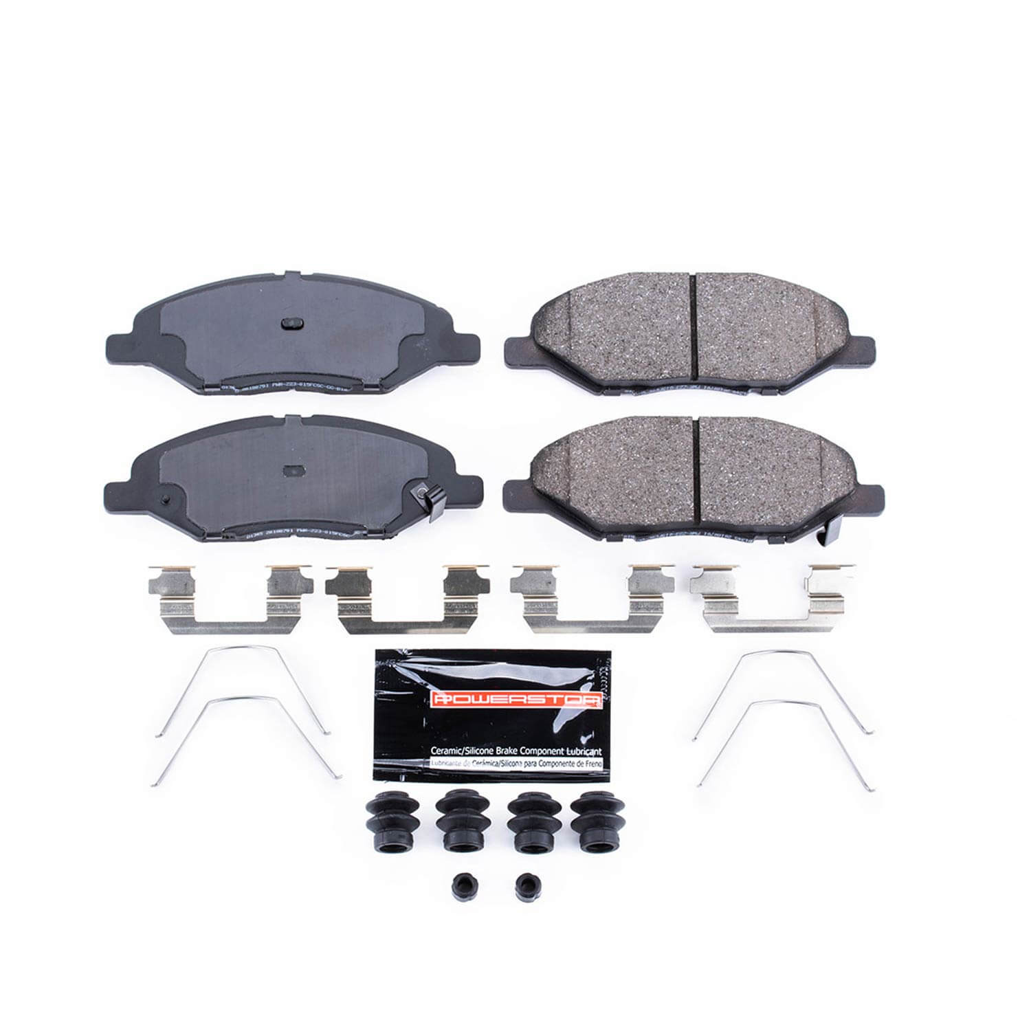 Power Stop Z23-1345 Z23 Evolution Sport Carbon-Fiber/Ceramic Front Brake Pads for 2009-2011 Nissan Versa 1.6, 1.6 Base product image