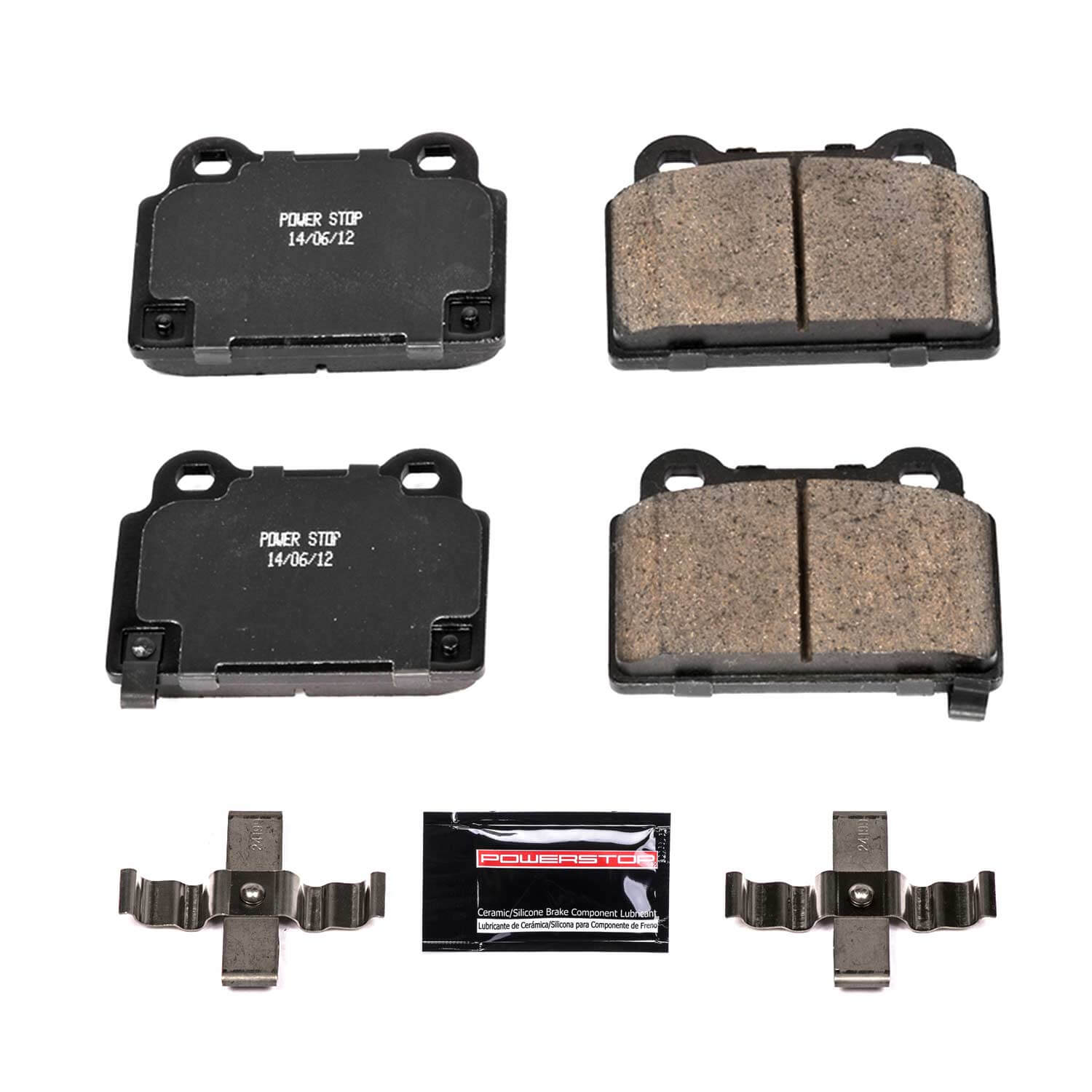 Power Stop Z23-1368 - Z23 Evolution Sport Brake Pads With Hardware (Rear) vehicle fitment brake part