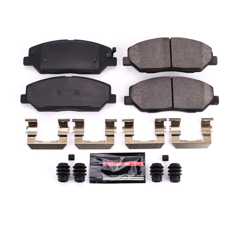 Power Stop Z23-1384 Z23 Evolution Sport Carbon-Fiber/Ceramic Front Brake Pads for 2009-2011 Hyundai Genesis 3.8 product image