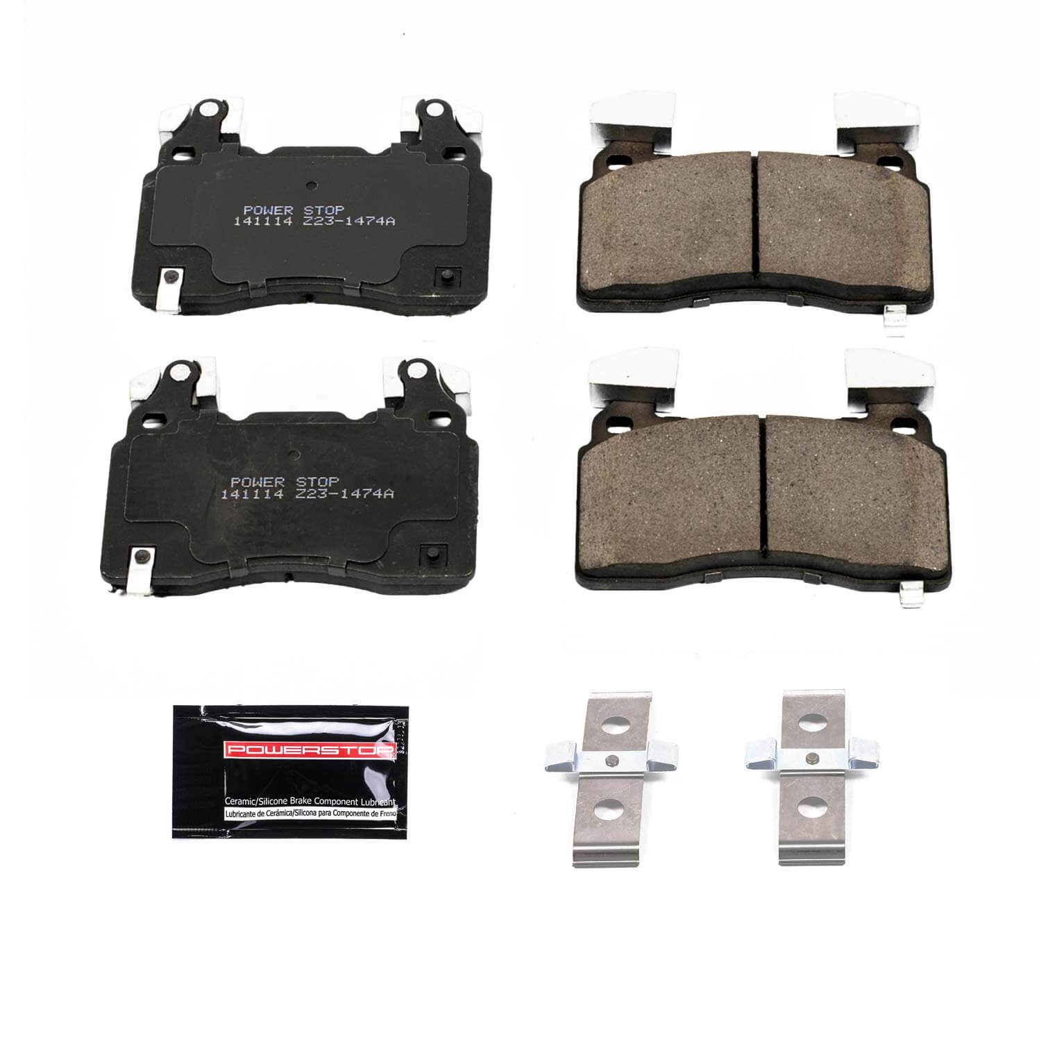 Power Stop Z23-1474A - Z23 Evolution Sport Brake Pads With Hardware (Front) vehicle fitment brake part
