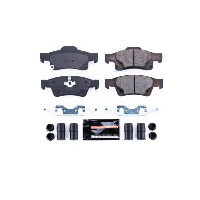 Power Stop Z23-1498 - Z23 Evolution Sport Brake Pads With Hardware (Rear) vehicle fitment brake part