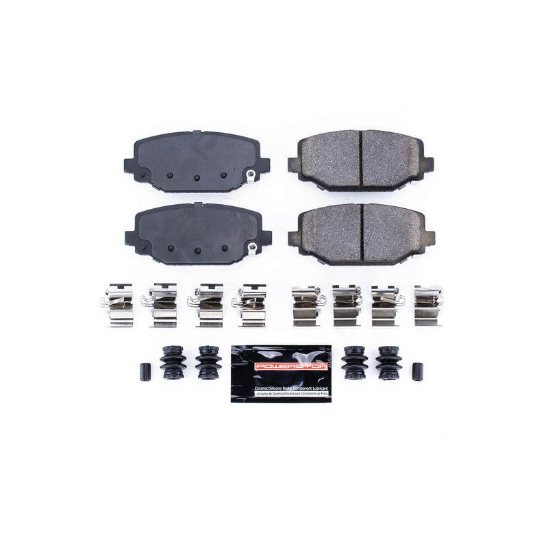 Power Stop Z23-1596 - Z23 Evolution Sport Brake Pads With Hardware (Rear) vehicle fitment brake part