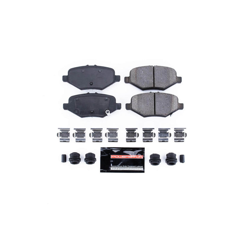 Power Stop Z23-1612 - Z23 Evolution Sport Brake Pads With Hardware (Rear) vehicle fitment brake part