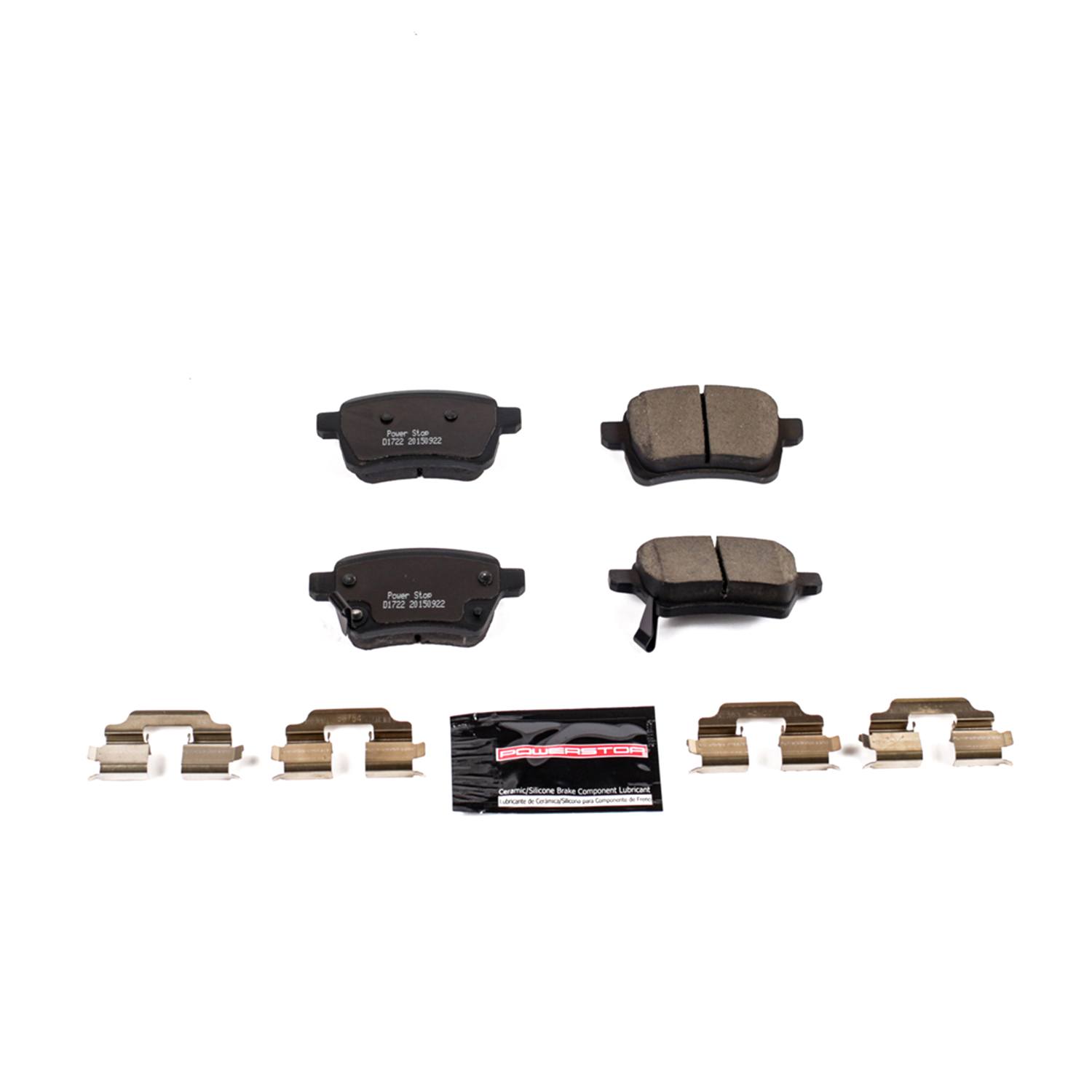 Power Stop Z23-1722 - Z23 Evolution Sport Brake Pads With Hardware (Rear) vehicle fitment brake part