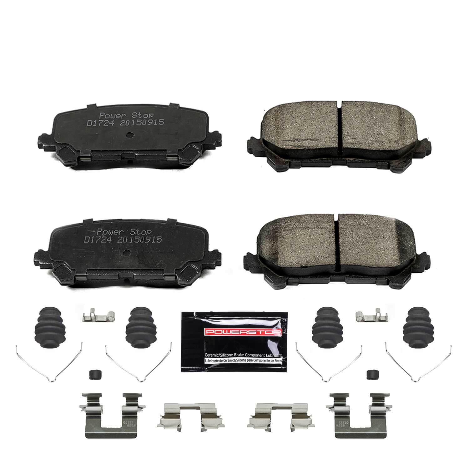 Power Stop Z23-1724 - Z23 Evolution Sport Brake Pads With Hardware (Rear) vehicle fitment brake part