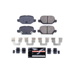 Power Stop Z23-1744 Z23 Evolution Sport Performance Carbon Fiber Ceramic Rear Brake Pads for 2013-2018 Fiat 500 E product image