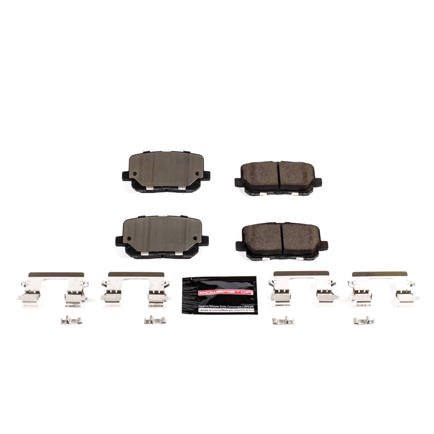 Power Stop Z23-1766 - Z23 Evolution Sport Brake Pads With Hardware (Rear) vehicle fitment brake part