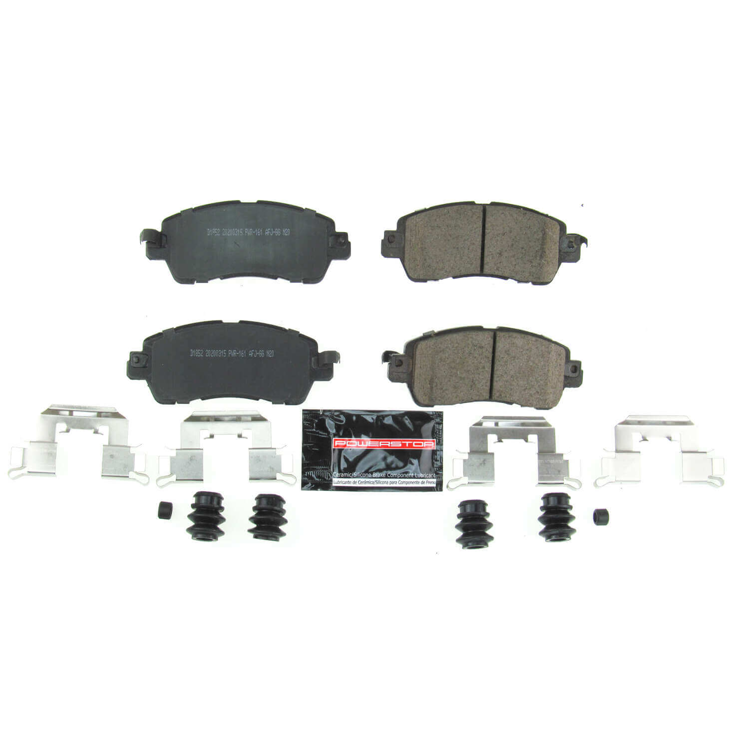 Power Stop Z23-1852 Z23 Evolution Sport Performance Carbon Fiber Ceramic Front Brake Pads for 2016 Scion Ia Base product image
