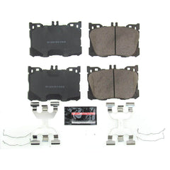 Power Stop Z23-1871 Z23 Evolution Sport Performance Carbon Fiber Ceramic Front Brake Pads for 2017-2022 Mercedes-Benz C43 AMG 4Matic product image