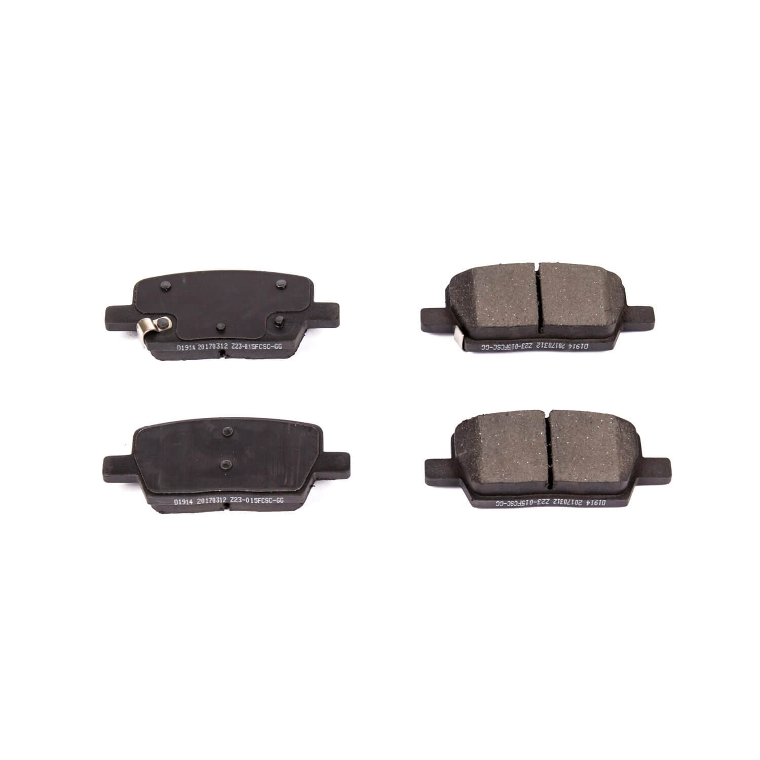Power Stop Z23-1914 - Z23 Evolution Sport Performance Carbon-Fiber Ceramic Rear Brake Pads vehicle fitment brake part