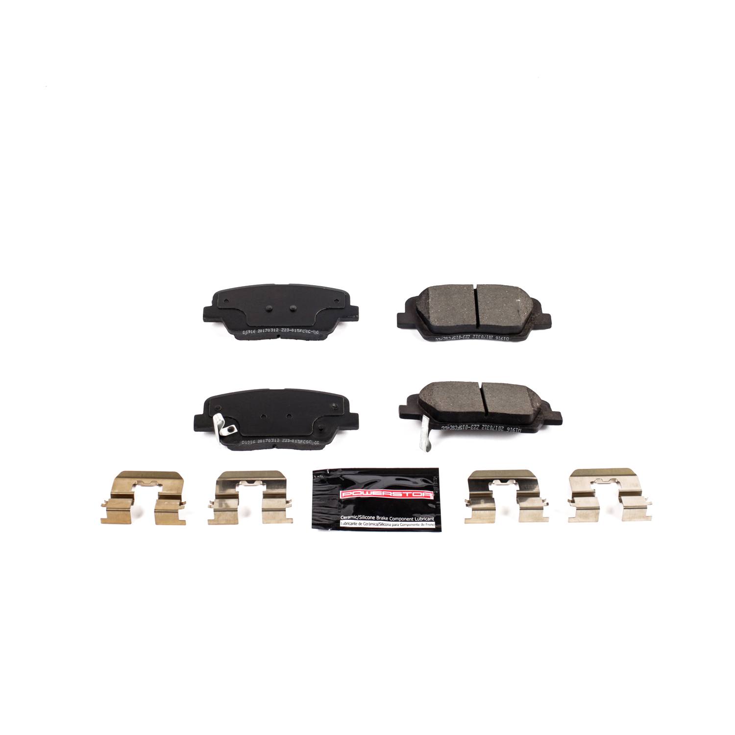 Power Stop Z23-1916 - Z23 Evolution Sport Performance Carbon-Fiber Ceramic Rear Brake Pads vehicle fitment brake part