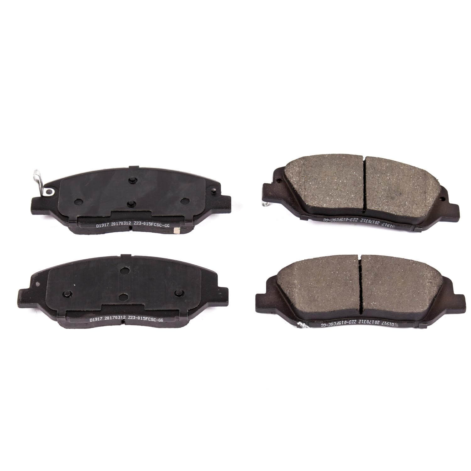 Power Stop Z23-1917 - Z23 Evolution Sport Performance Carbon-Fiber Ceramic Front Brake Pads vehicle fitment brake part