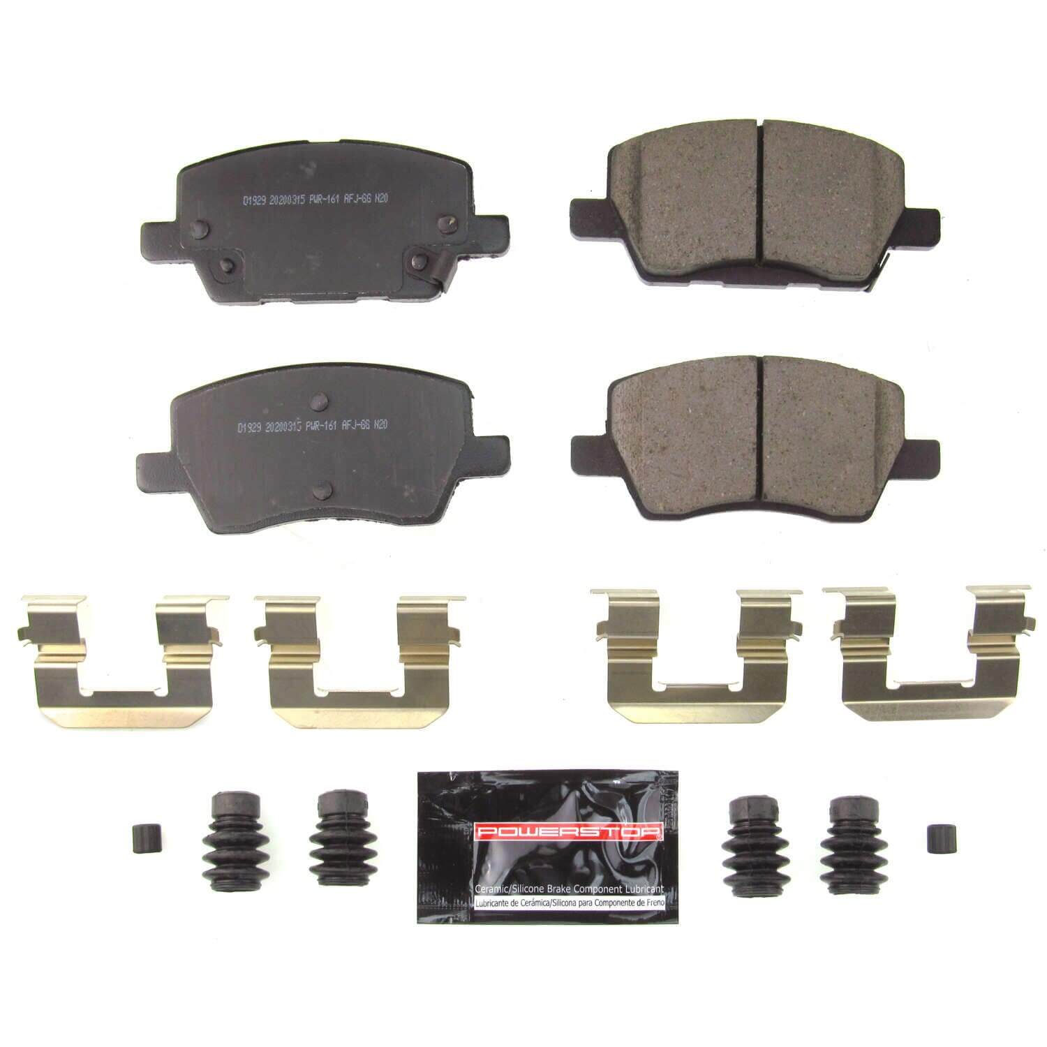 Power Stop Z23-1929 Z23 Evolution Sport Carbon Fiber Ceramic Front Break Pads for 2018-2020 Chevrolet Sonic LS, LT, Premier product image