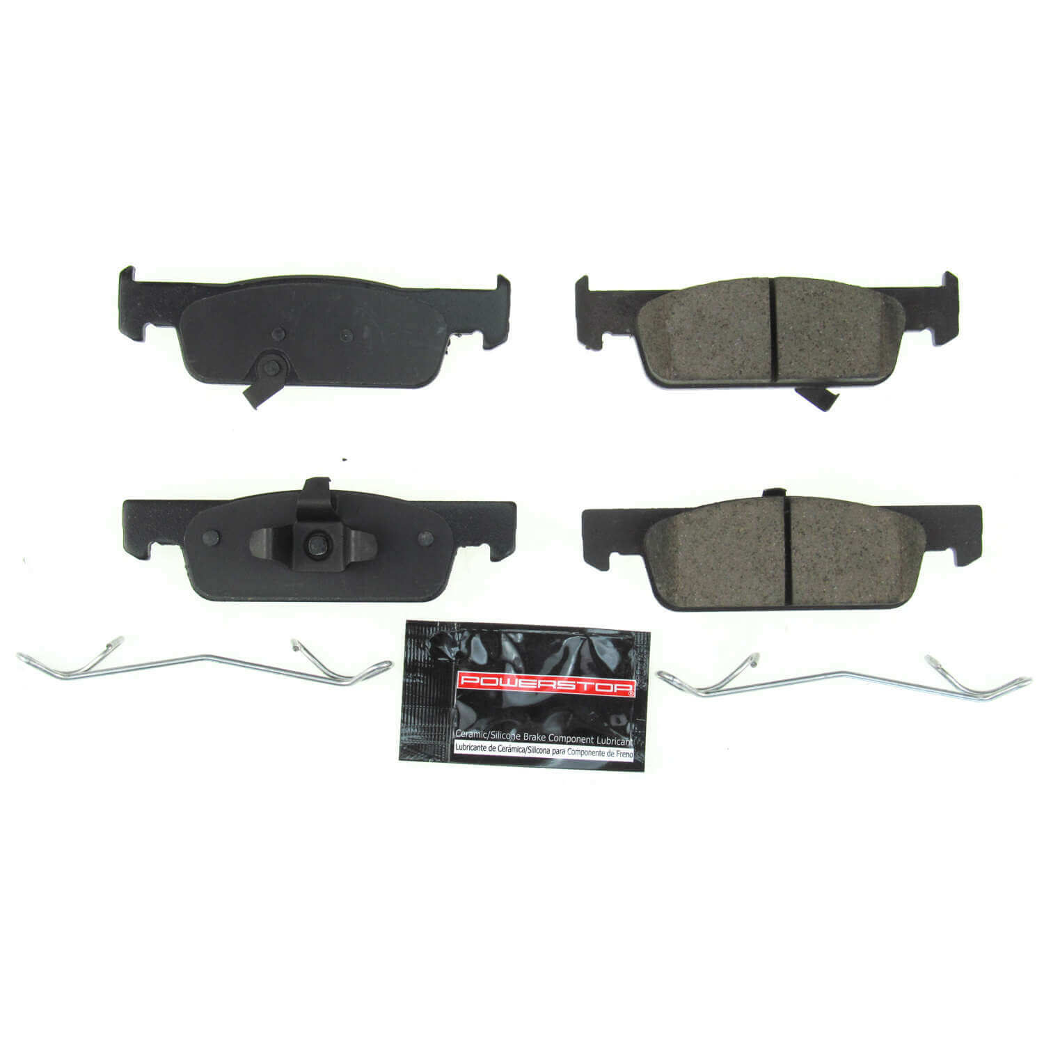 Power Stop Z23-1955 Z23 Evolution Sport Performance Carbon Fiber Ceramic Front Brake Pads for 2019 Smart Eq Fortwo Passion, Pure product image