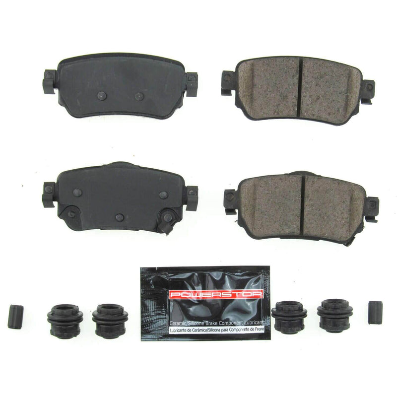 Power Stop Z23-1965 Z23 Evolution Sport Performance Carbon Fiber Ceramic Rear Brake Pads for 2018 Nissan Leaf S, SL, SV product image