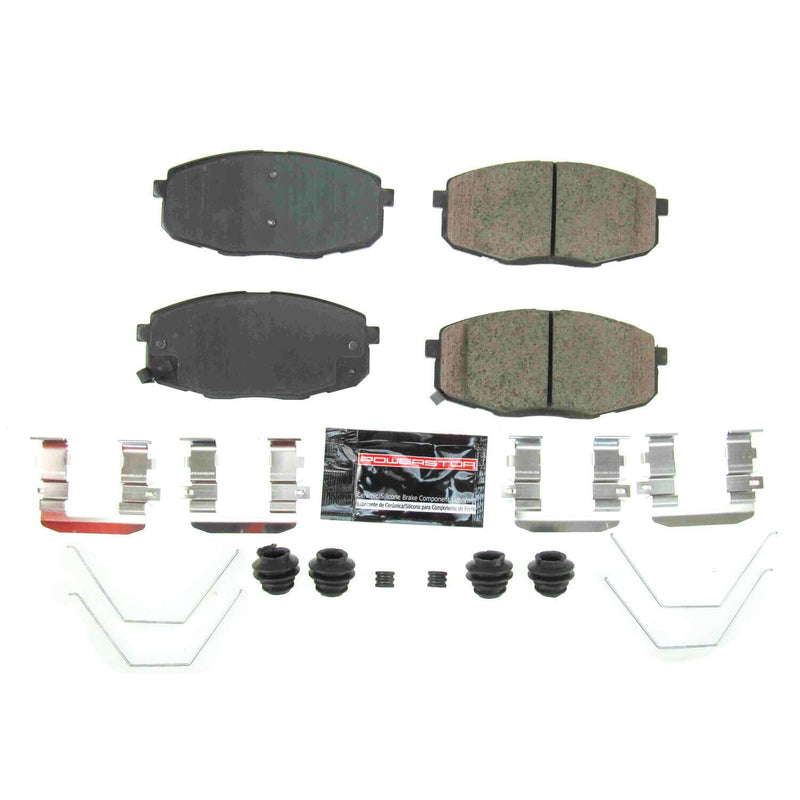 Power Stop Z23-2035 Z23 Evolution Sport Performance Carbon Fiber Ceramic Front Brake Pads for 2018-2022 Hyundai Kona SE, SEL Front Wheel Drive product image