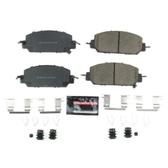Power Stop Z23-2036 Z23 Evolution Sport Performance Carbon Fiber Ceramic Front Brake Pads for 2017 Honda Clarity Electric, Fuel Cell product image