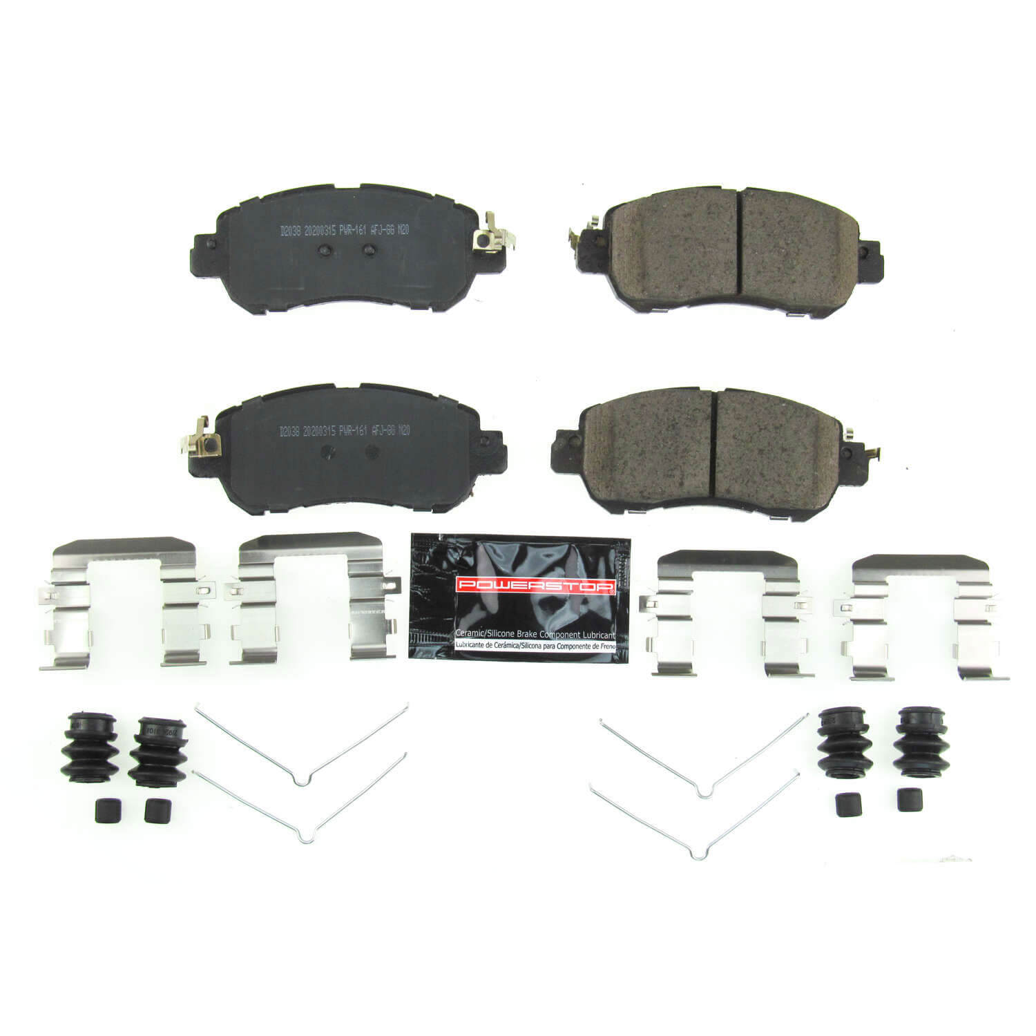 Power Stop Z23-2038 Z23 Evolution Sport Performance Carbon Fiber Ceramic Front Brake Pads for 2018-2020 Nissan Kicks S, SR, SV product image