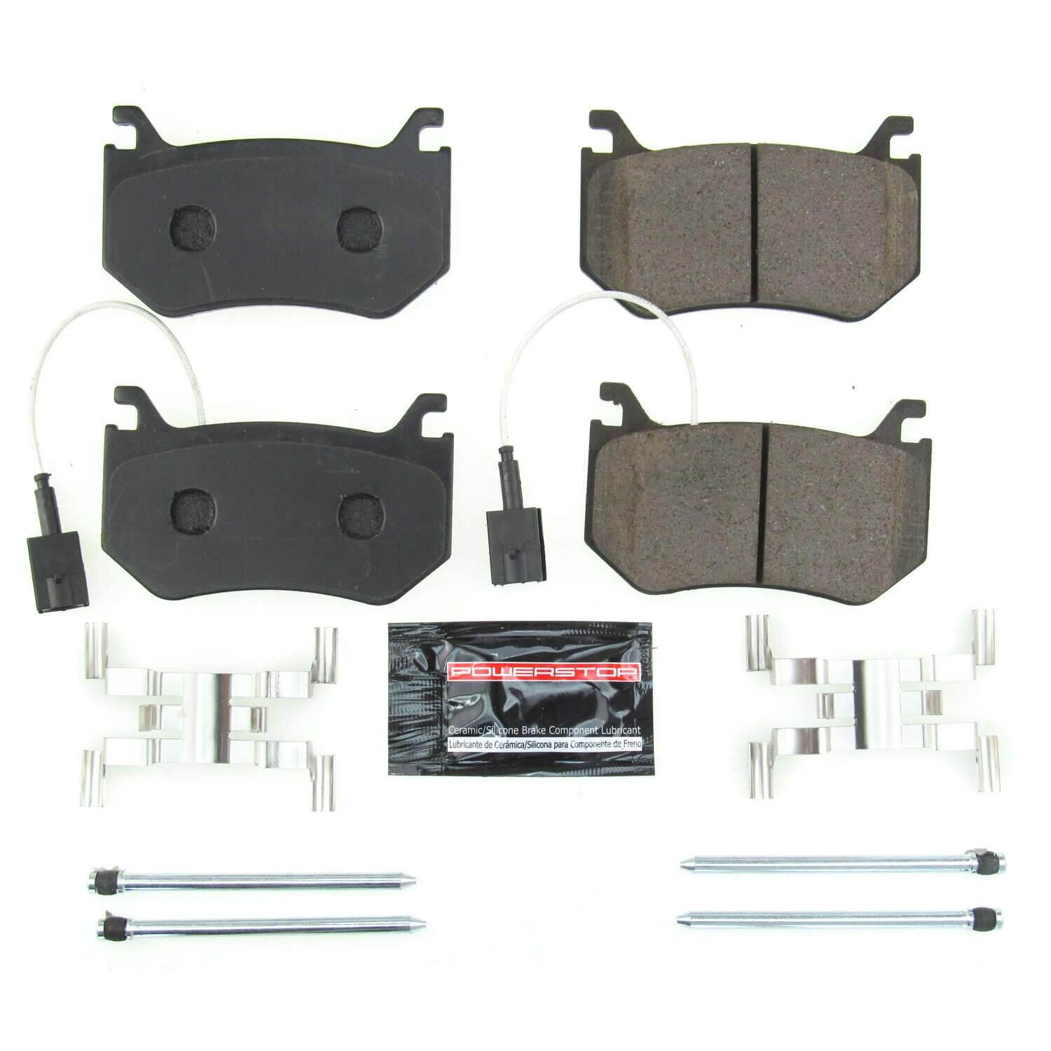 Power Stop Z23-2043 Z23 Evolution Sport Performance Carbon Fiber Ceramic Rear Brake Pads for 2017-2023 Alfa Romeo Giulia Quadrifoglio product image