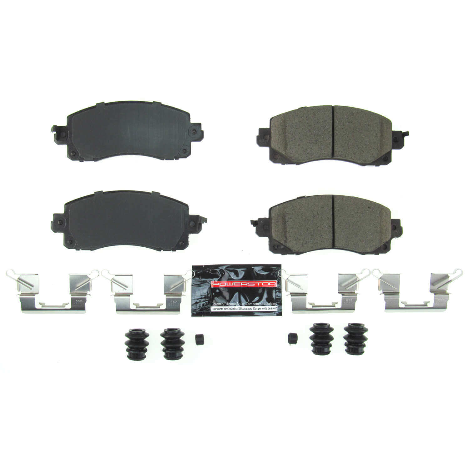 Power Stop Z23-2045 Z23 Evolution Sport Performance Carbon Fiber Ceramic Front Brake Pads for 2018 Subaru Crosstrek Base, Limited, Premium product image