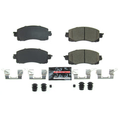 Power Stop Z23-2045 Z23 Evolution Sport Performance Carbon Fiber Ceramic Front Brake Pads for 2018 Subaru Crosstrek Base, Limited, Premium product image