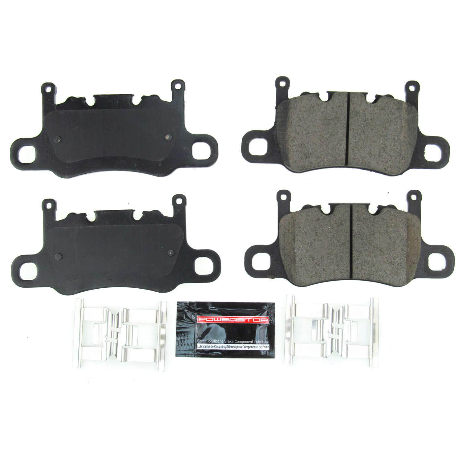 Power Stop Z23-2046 Z23 Evolution Sport Performance Carbon Fiber Ceramic Rear Brake Pads for 2018-2019 Porsche Panamera Turbo S E-Hybrid, Turbo S E-Hybrid Executive, Turbo S E-Hybrid Sport product image