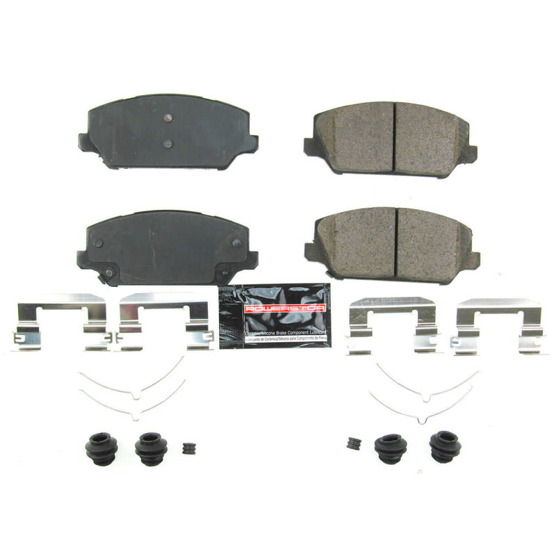 Power Stop Z23-2049 Z23 Evolution Sport Performance Carbon Fiber Ceramic Front Brake Pads for 2017-2019 Kia Cadenza Limited, Premium, Technology product image