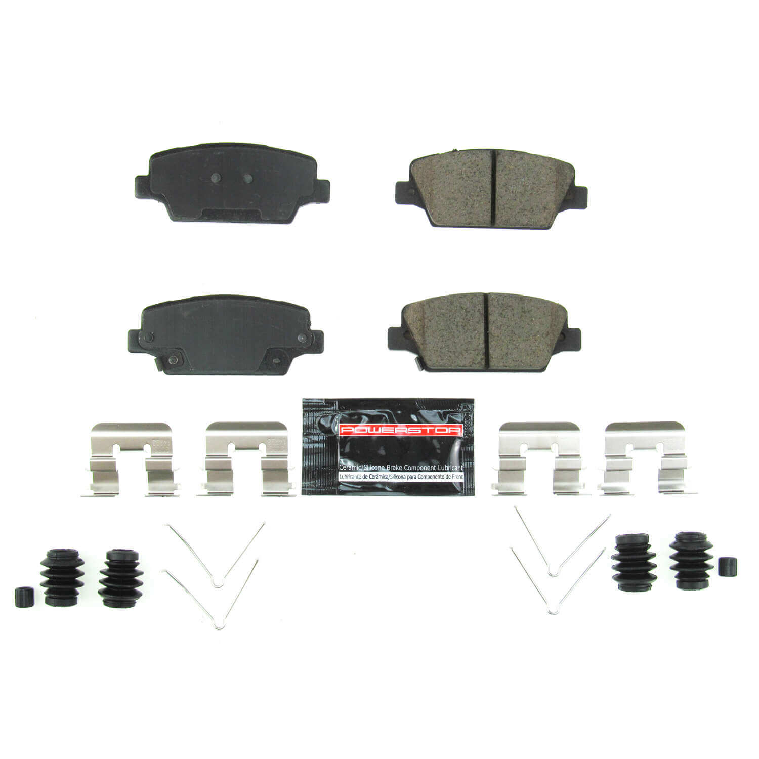Power Stop Z23-2050 Z23 Evolution Sport Performance Carbon Fiber Ceramic Rear Brake Pads for 2017-2019 Kia Cadenza Limited, Premium, Technology product image