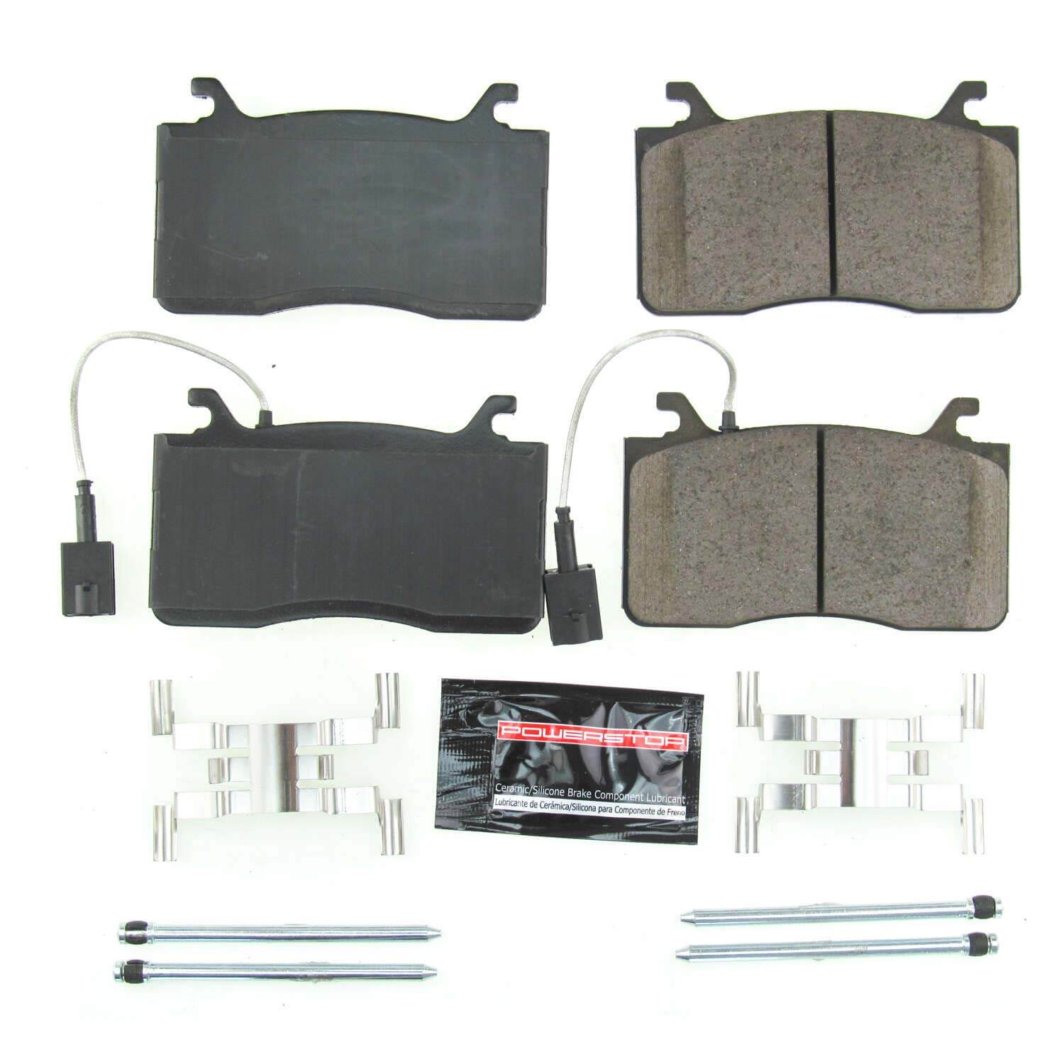 Power Stop Z23-2052 Z23 Evolution Sport Performance Carbon Fiber Ceramic Front Brake Pads for 2017-2018 Alfa Romeo Giulia Base, Ti product image